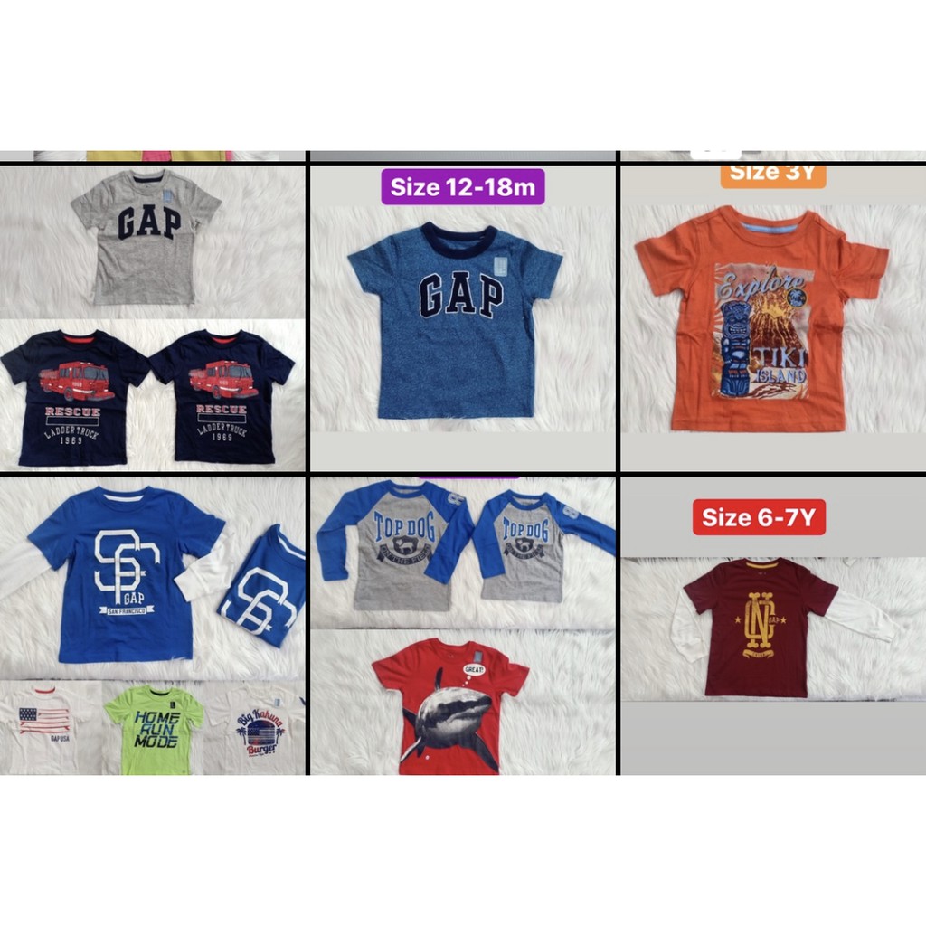 kaos anak cowok GAP KIDS original