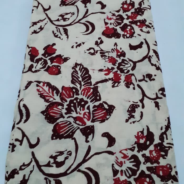 45SNG Motif Batik  Bunga  Untuk Taplak Meja