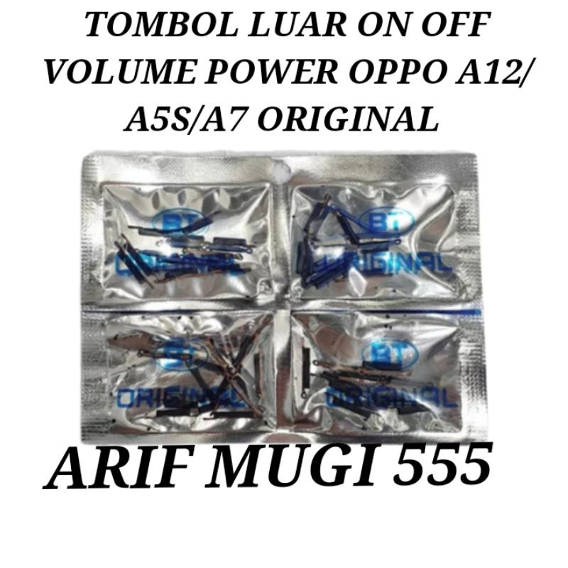 TOMBOL LUAR ON OFF VOLUME POWER OPPO A5S ORIGINAL