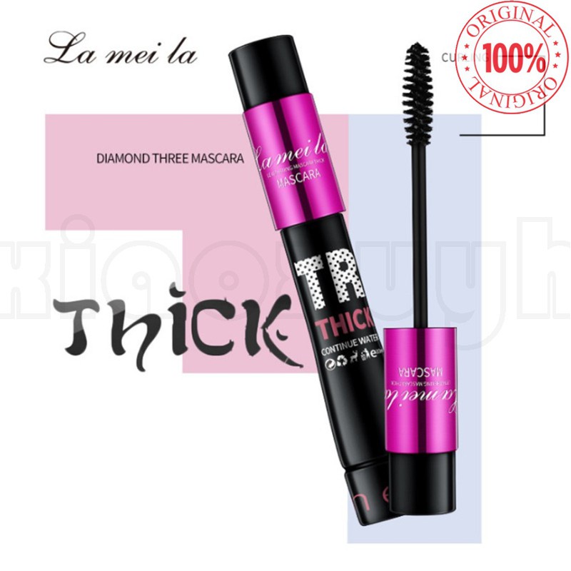 LAMEILA Black Eyelash Mascara Makeup Curler Waterproof Lengthening Mascara COD