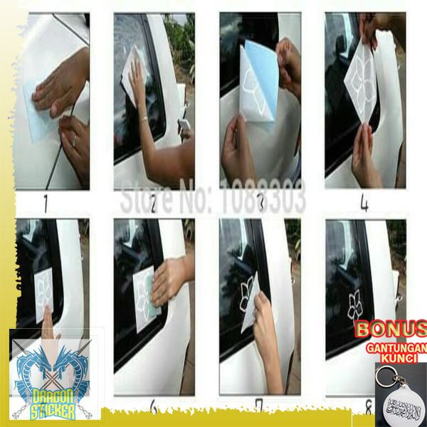 TERMURAH Stiker Laptop Anime Gundam Unicorn Head Robot Sticker Sticker Vinyl Dragon Sticker