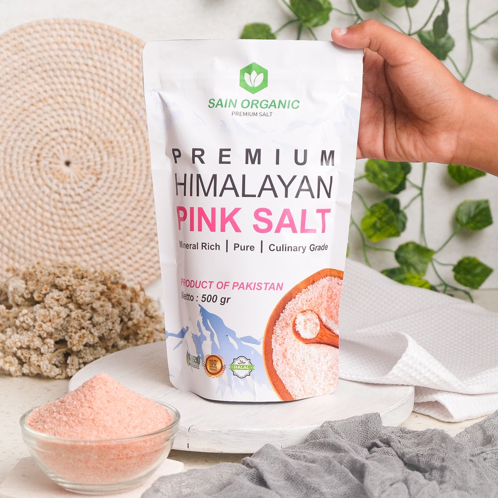 Garam Himalaya Original 500 gram Asli Organik Himalayan Salt Himsalt Organic Garem Premium MPASI