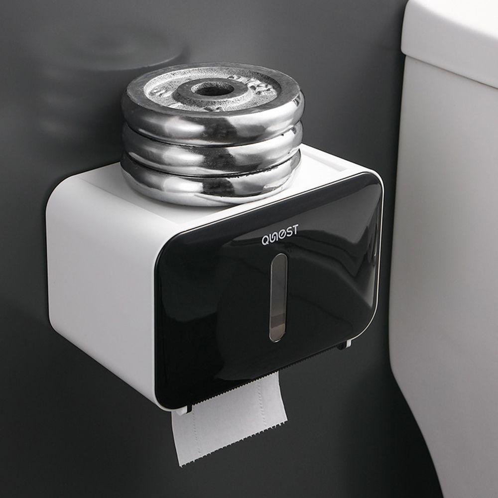 Populer Tempat Kertas Toilet Aksesori Kamar Mandi Tidak Meninju Dinding Dapur Penyimpanan Kertas Roll/ Dispenser Kertas Serut