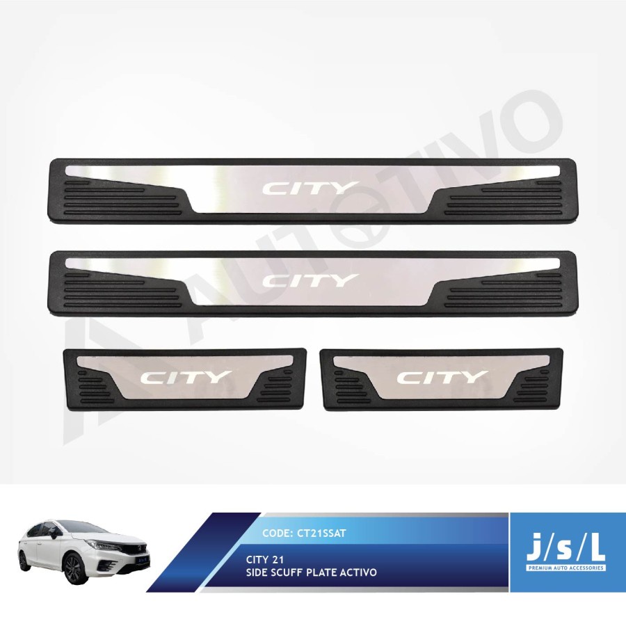 City Hatchback Aksesoris JSL Sill Plate Sillplate Activo