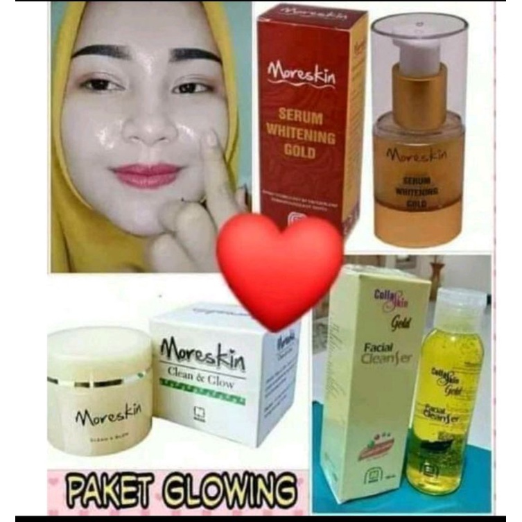 Paket Moreskin Nasa/Paket Glowing nasa