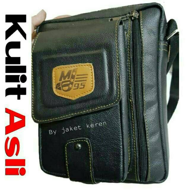 TAS SELEMPANG PRIA KULIT ASLI/TAS SELEMPANG COWOK MURAH BATAM BRANDED