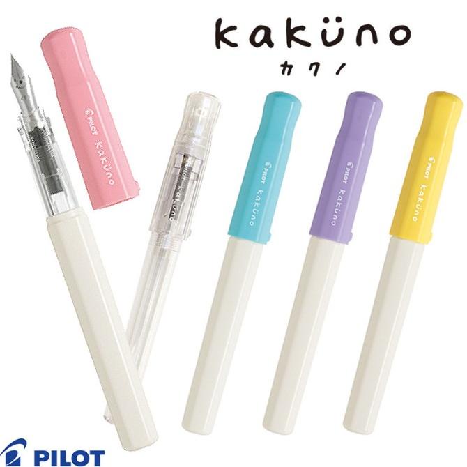 

Office & Stationery | Alat Tulis | Pilot Kakuno Fountain Pen Gel Ink Transparent Soft Colors Ef/F/M | Best Seller