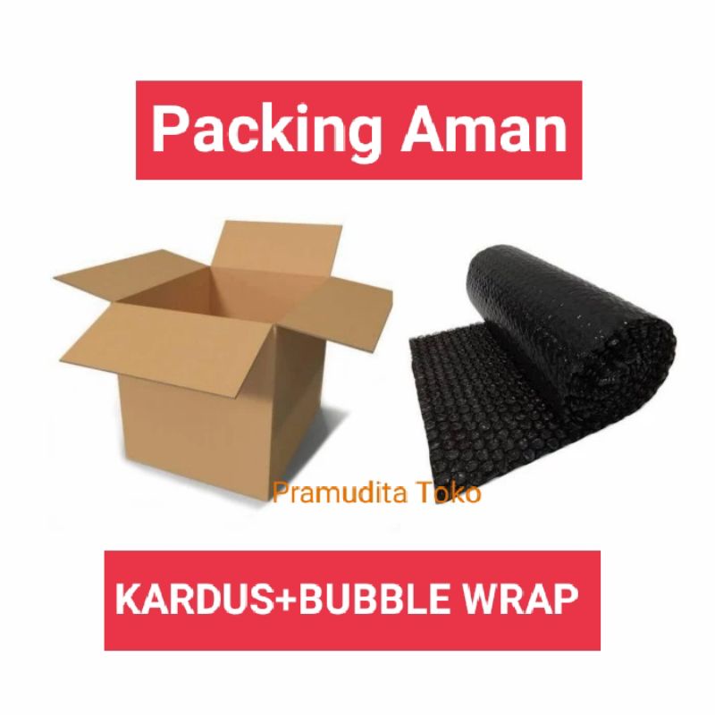 

PACKING AMAN DENGAN KARDUS DAN BUBBLE WRAP