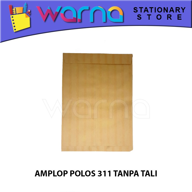 

AMPLOP COKLAT POLOS 311 TANPA TALI