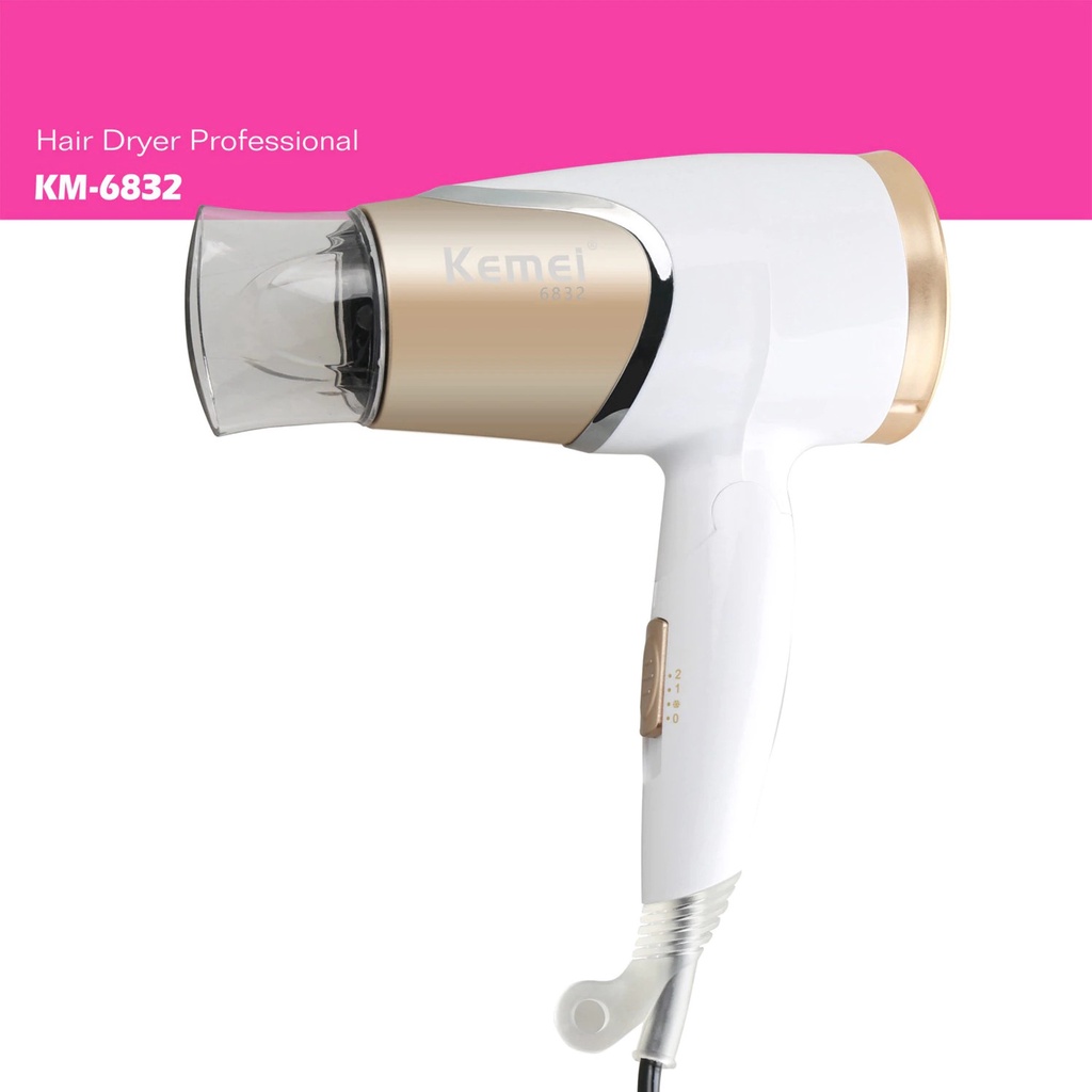 Professional Hair Dryer Pengering Rambut Foldable Hairdryer