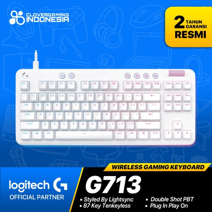 Logitech G713 Aurora TKL RGB Mechanical Gaming Keyboard