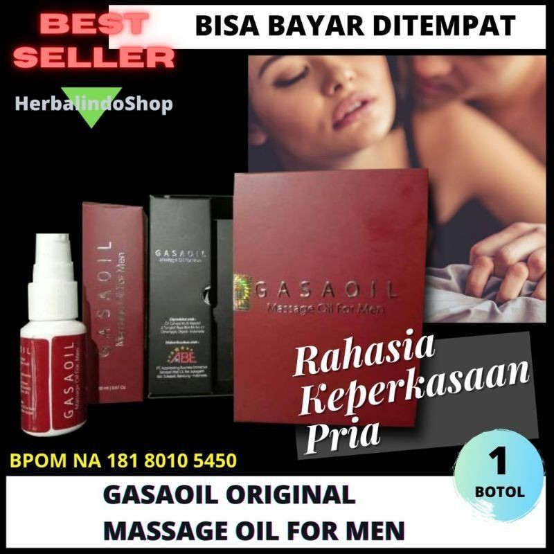( Bisa Cod ) Gasa Oil Original - Gasa Oil Massage Oil Formen BPOM Asli Penambah Stamina Pria Maco