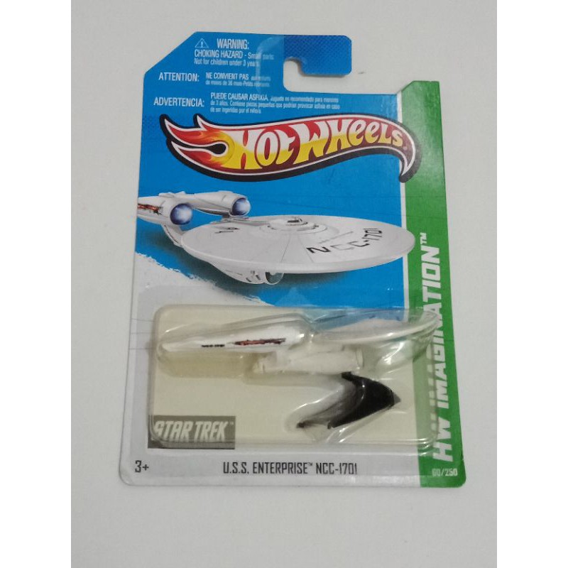 Hot Wheels Star Trek USS Enterprise (tampo battle damage)