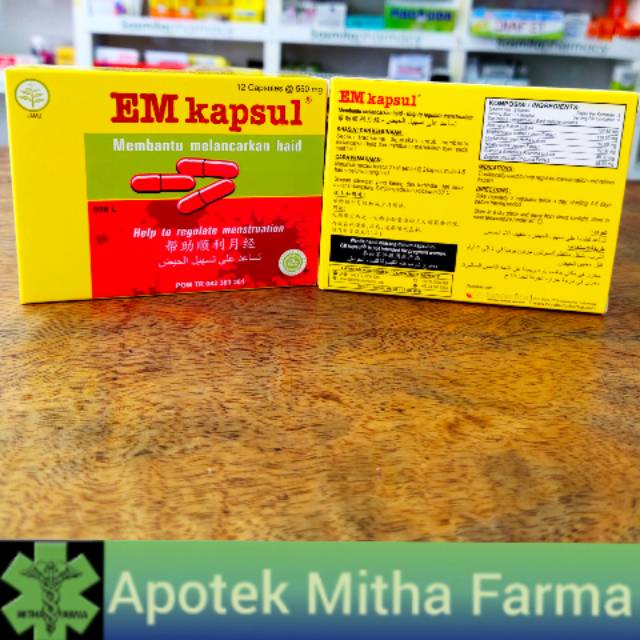 EM KAPSUL MELANCARKAN HAID