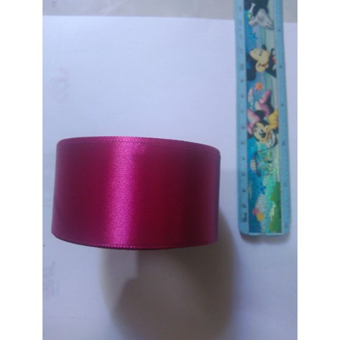 

Pita Satin 4 cm Magenta-harga per rol