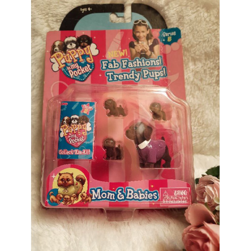 Puppy In My Pocket mom & babies