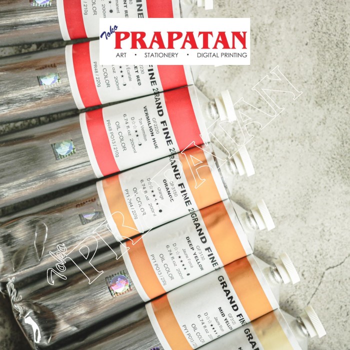 

Maries Grand Fine Oil Paint 200ml / Cat Minyak Maries ILS27