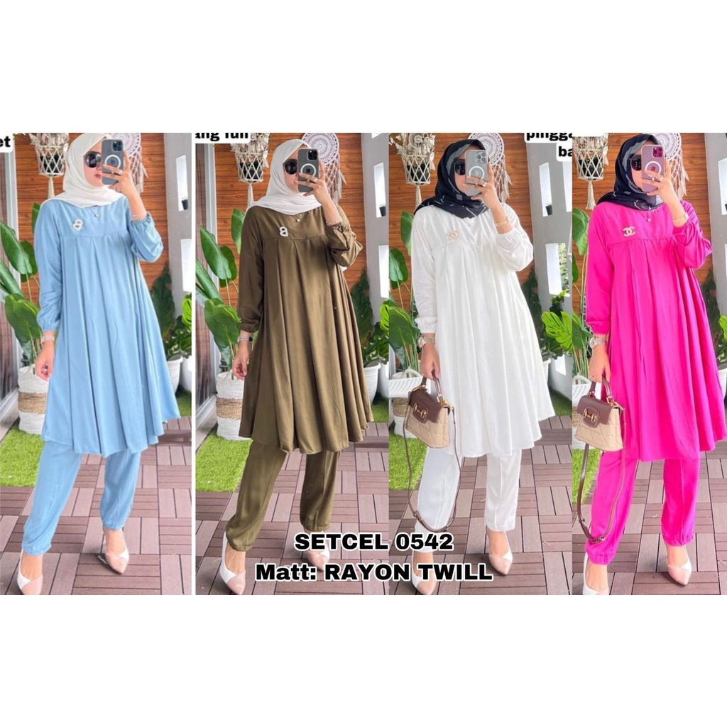 SETCEL RAYON TWILL / ONESET PREMIUM MUSLIM FASHIONABLE
