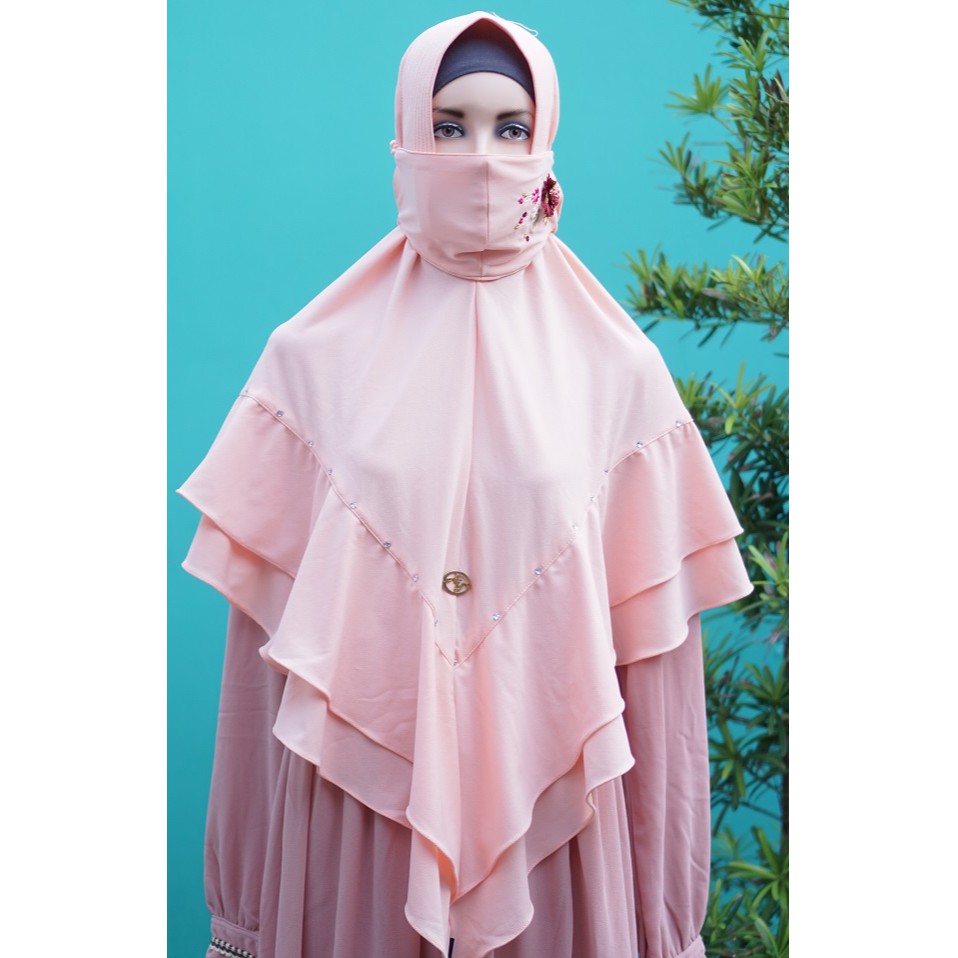 Bergo (Khimar) Masker Ori By Ayyuby