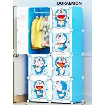 LEMARI PLASTIK DORAEMON SHENAR