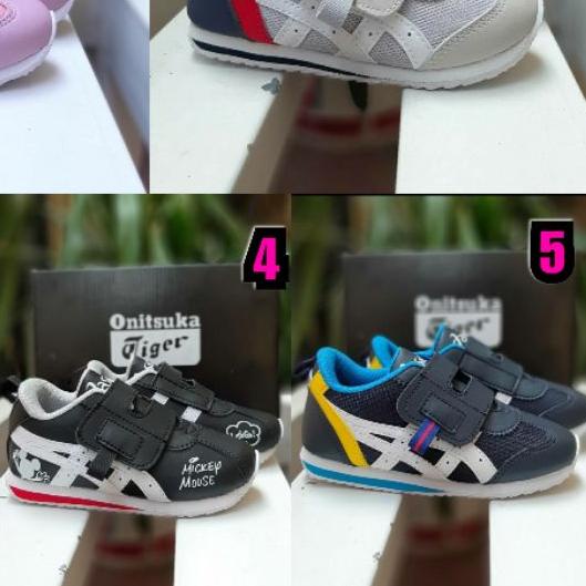 ♞ ONITSUKA TIGER IDAHO KIDS SEPATU ANAK CEWEK COWOK ●