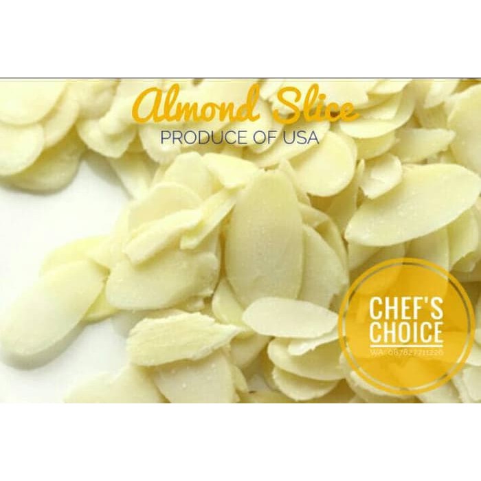 

Almond Slice/ Almond Flake/ Kacang Almond from USA 1 kg PROMO