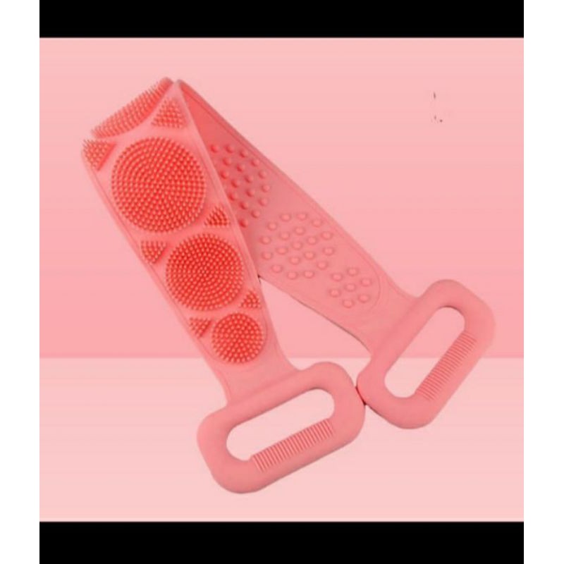 Sikat Punggung Scrubber /Silicone Bath Brush Massage Towel -Silikone Mandi Punggung Karet