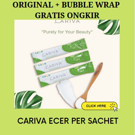 CARIVA COLLAGEN 1 SACHET ECER PER SACHET  TANPA RASA BPOM HALAL COLAGEN