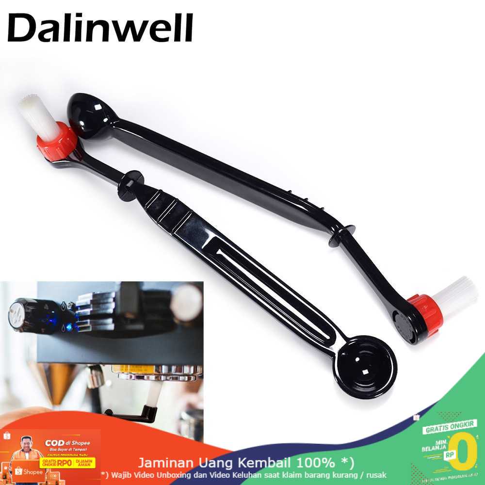 (BISA COD) RVOSTR Dalinwell 2in1 Sikat Sendok Pembersih Mesin Kopi Espresso 1PCS - 8809