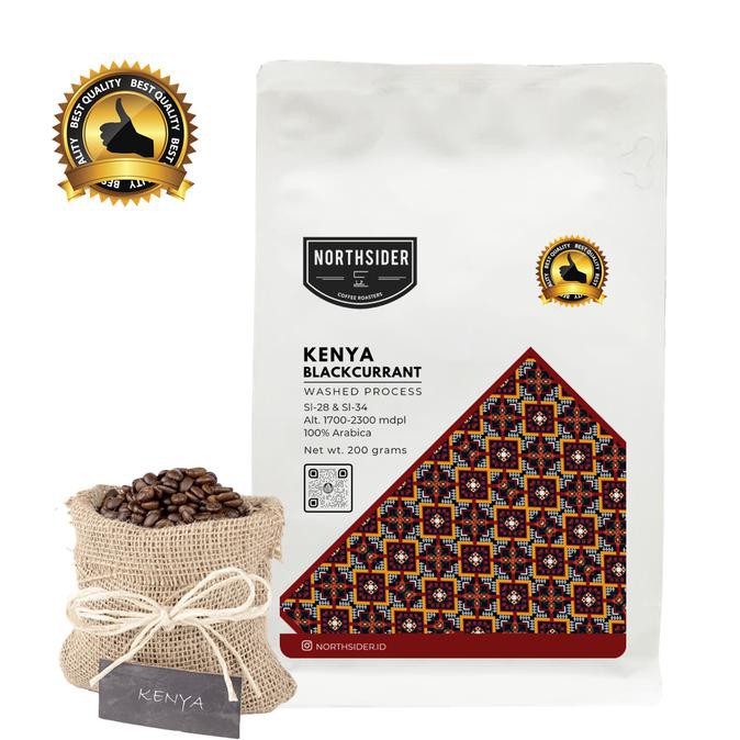 

BIJI KOPI ARABICA KENYA AA BLACKCURRANT - 200GR NORTHSIDER COFFEE - Biji Kopi