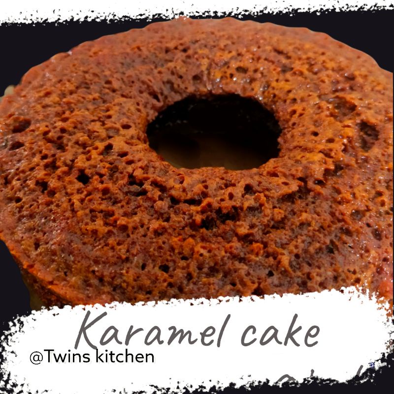 

Bolu karamel/bolu sarang semut/karamelcake