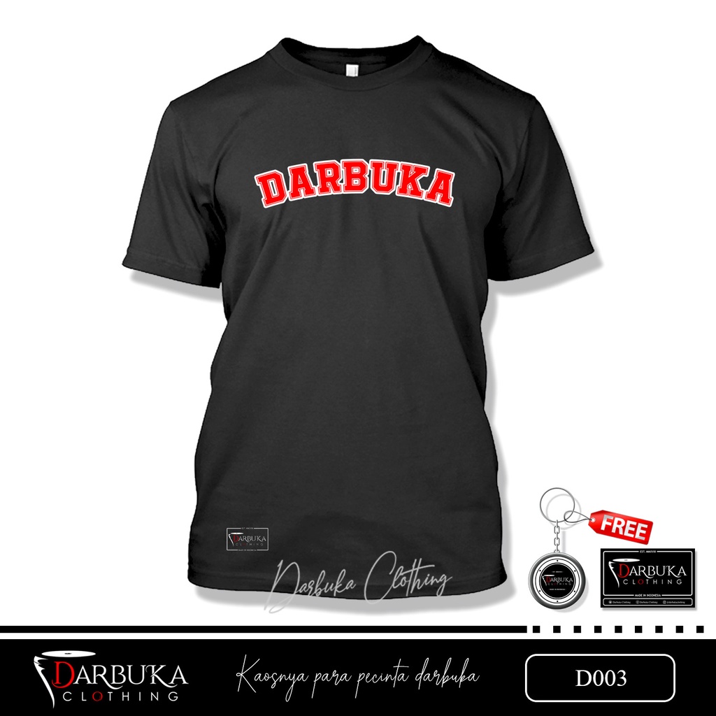 KAOS DARBUKA ORIGINAL Darbuka Clothing D003 / Baju Darbuka Indonesia - COD bayar di tempat