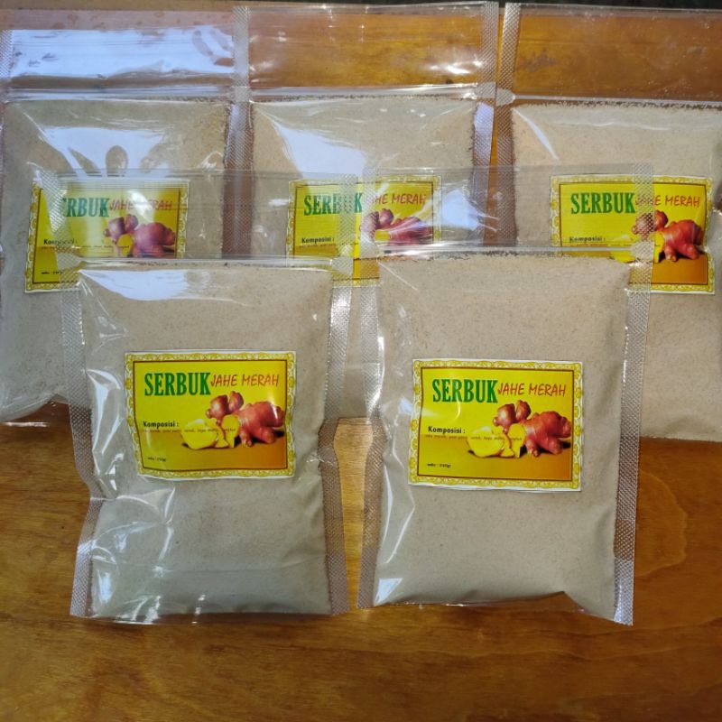 

Serbuk Jahe Merah 250gr harga 45ribu