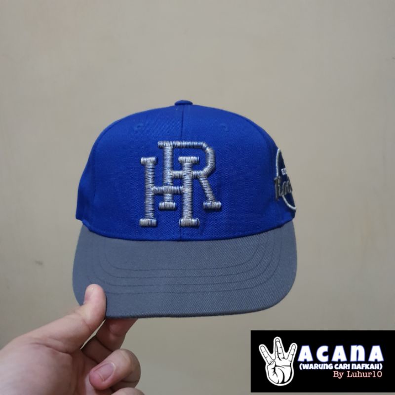 Topi Visor Pendek NBA Logo HR Houston Rockets Warna Biru Ukuran Setelan [Second]