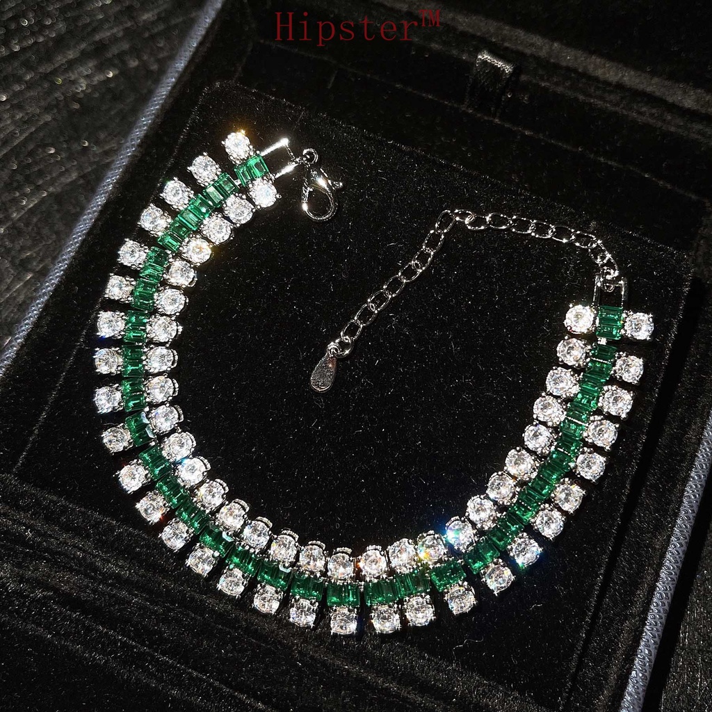 Fine Jewelry Customized Natural Emerald Bracelet Adjustable Bracelet