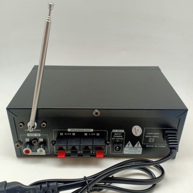 Power Amplifier Wireless Fleco BT-199A Ampli Blueooth AC DC Radio
