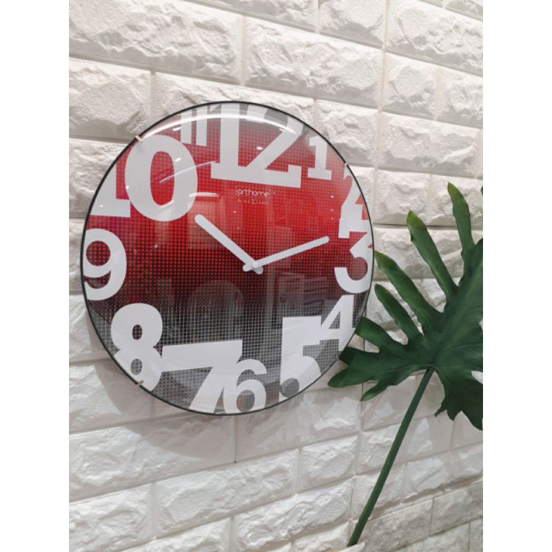 Arthome Jam Dinding Ace Hardware / Wall Clock Glass Dome Zoom 35 cm / Ace Hardware Jam Dinding / Jam