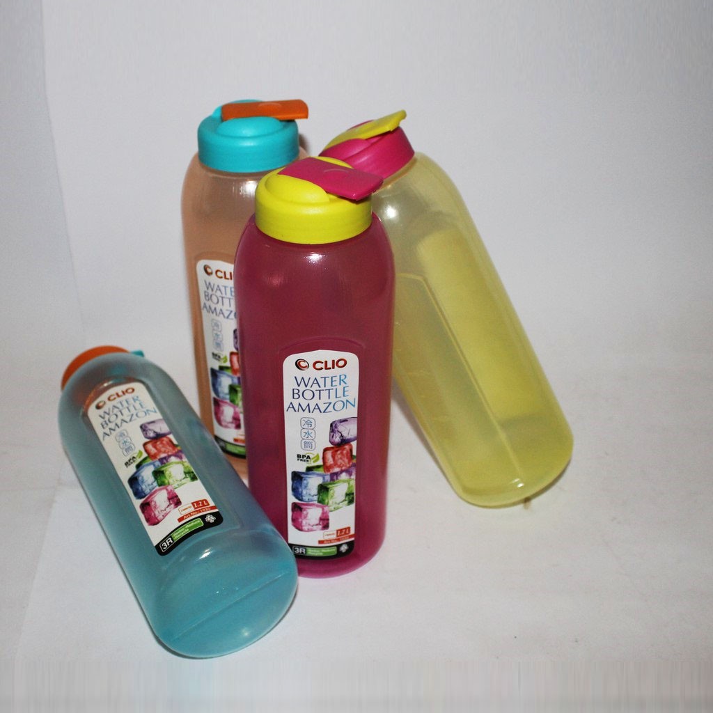 BOTOL AIR MINUM CLIO BPA FREE 1,2 LITER AMAZONE  - PERABOT