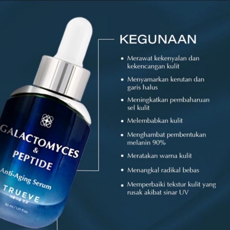 Trueve Galactomyces &amp; Peptide Anti-Aging Serum ( Serum Wajah )