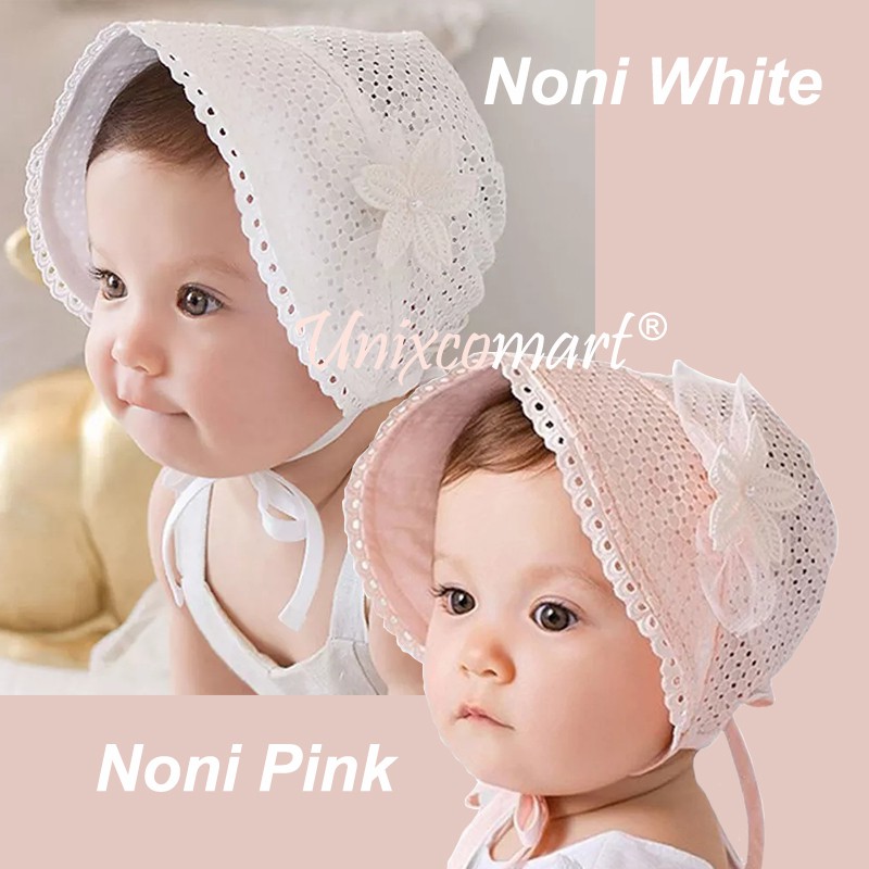 Topi Anak Bayi Noni Perempuan Bonnet Hat