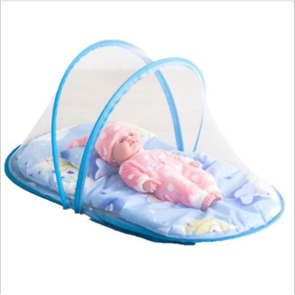 BABY MOSQUITO NET - Kasur Baby Kelambu Anti Nyamuk Perlengkapan Moms &amp; Kids Lengkap Tas Mika Packaging