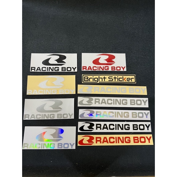 STICKER RACING BOY CUTTING