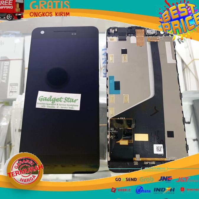 TERLARIS LCD TOUCHSCREEN SET FRAME BAZEL LUNA V55C V55 C ORIGINAL BISA RESELLER