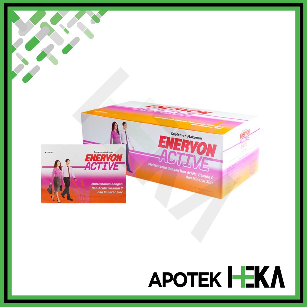 Enervon Active / Aktif Box isi 25x4 Tablet - Suplemen Vitamin C (SEMARANG)
