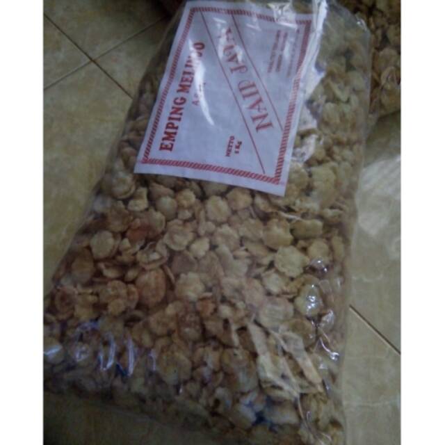 

Emping kletuk asin (matang)