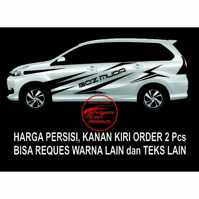 Promo Stiker Mobil Cutting Stiker Mobil Keren Stiker Avanza Xenia