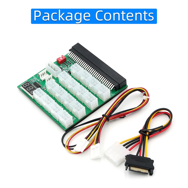 Btsg ATX 16x6pin 12V Power Supply Breakout Board 12V Converter Dengan Sinkronisasi Dan Manajemen Remote Untuk BTC Mini