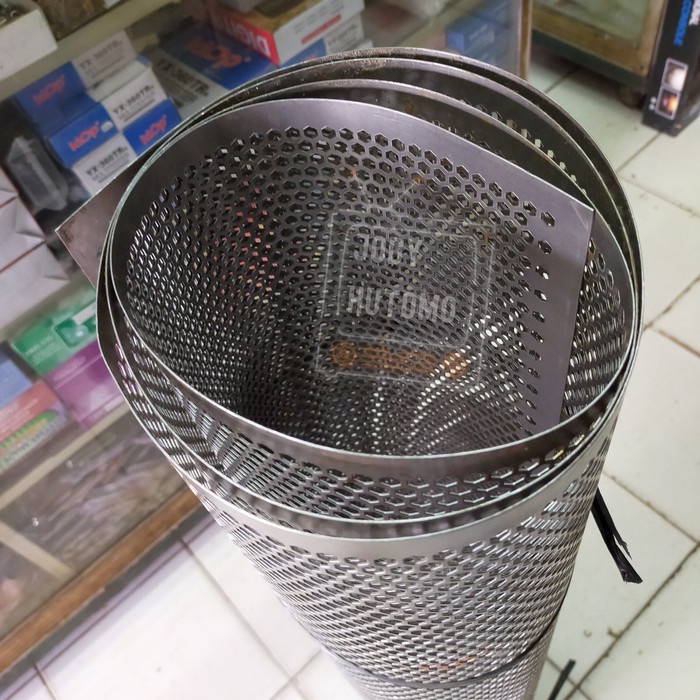Grill Ram Bok Box Speaker Besi 1 X 2 Meter Motif Bulat Ram Speaker