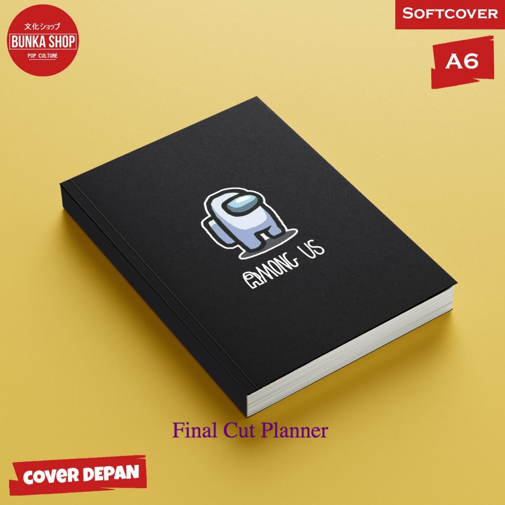 

Pocket Note Among Us White Softcover A6 Buku Tulis Catatan Notes Agenda Planner Jurnal