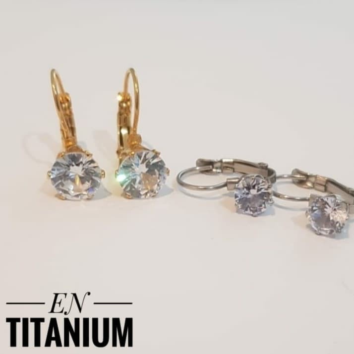 TERLARIS ANTING TUSUK DAN ANTING DESI TITANIUM WANITA PREMIUM/ANTI KARAT